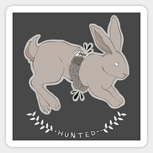 hunted Sticker